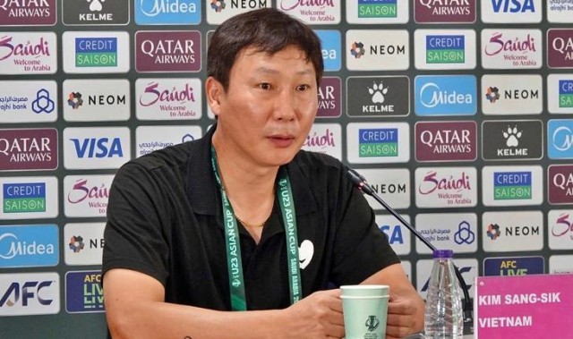 越南U23主帅金相植：我们会观看并分析中国与乌兹别克的比赛